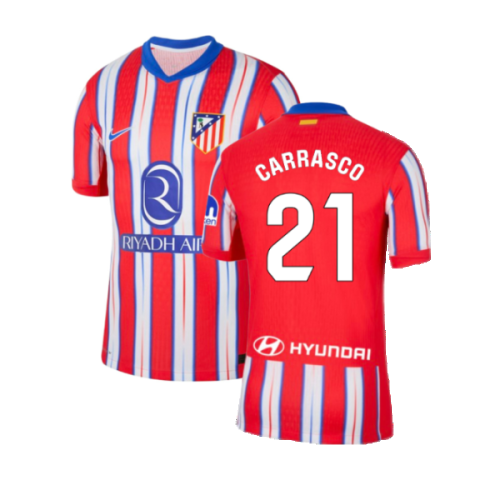 2024-2025 Atletico Madrid Home Shirt (Carrasco 21)