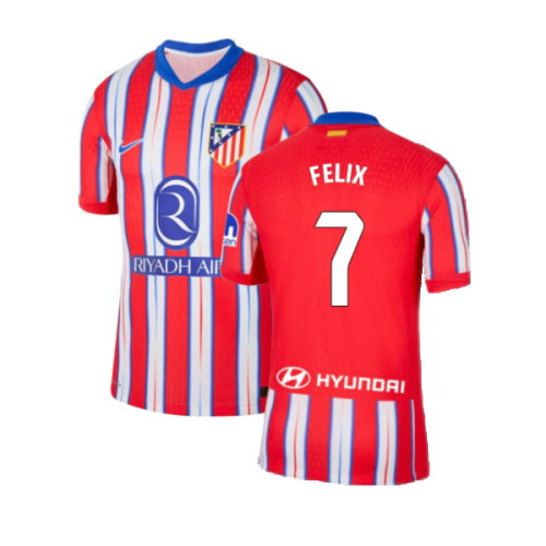 2024-2025 Atletico Madrid Home Shirt (Felix 7)