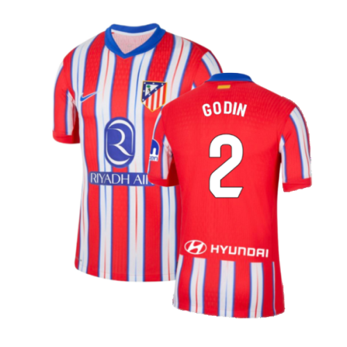 2024-2025 Atletico Madrid Home Shirt (Kids) (Godin 2)