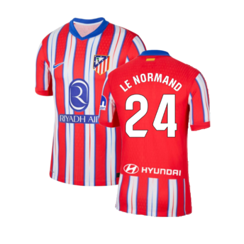 2024-2025 Atletico Madrid Home Shirt (Le Normand 24)