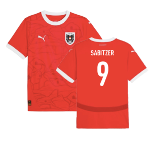 2024-2025 Austria Home Shirt (Sabitzer 9)