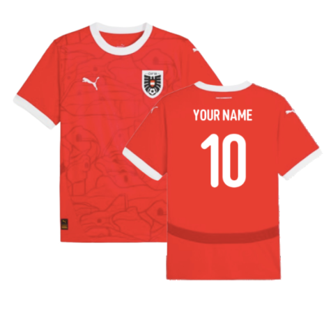 2024-2025 Austria Home Shirt (Your Name)