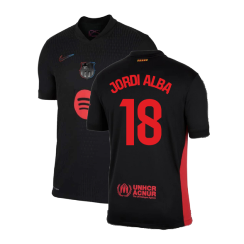 2024-2025 Barcelona Away Shirt (Jordi Alba 18)