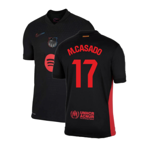 2024-2025 Barcelona Away Shirt (M.Casado 17)