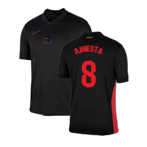 2024-2025 Barcelona Away Shirt (no sponsor) (A.Iniesta 8)