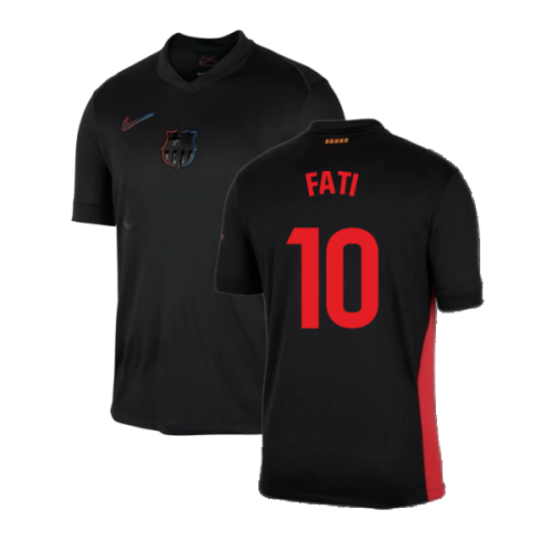 2024-2025 Barcelona Away Shirt (no sponsor) (Fati 10)