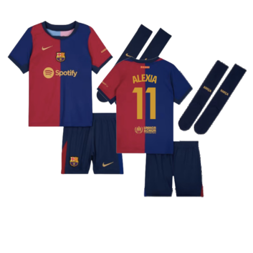 2024-2025 Barcelona Home Mini Kit (Alexia 11)