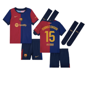 2024-2025 Barcelona Home Mini Kit (Christensen 15)