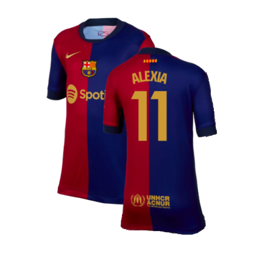 2024-2025 Barcelona Home Shirt (Kids) (Alexia 11)