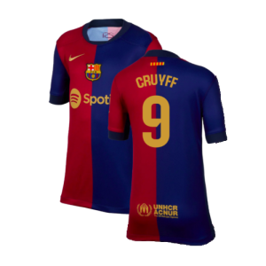 2024-2025 Barcelona Home Shirt (Kids) (Cruyff 9)