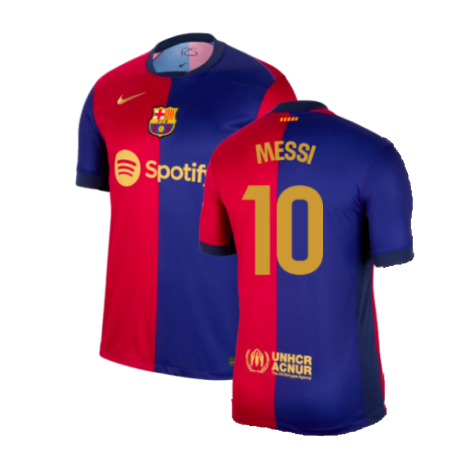 2024-2025 Barcelona Home Shirt (Messi 10)