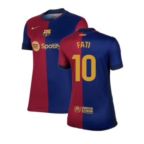 2024-2025 Barcelona Home Shirt (Womens) (Fati 10)