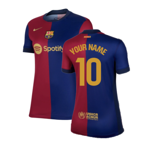 2024-2025 Barcelona Home Shirt (Womens) (Your Name)