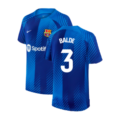 2024-2025 Barcelona Pre-Match Shirt (Blue) - Kids (Balde 3)