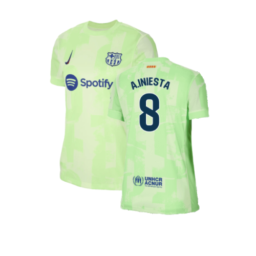 2024-2025 Barcelona Third Shirt (Womens) (A.Iniesta 8)