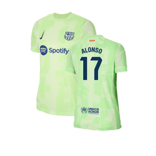 2024-2025 Barcelona Third Shirt (Womens) (Alonso 17)