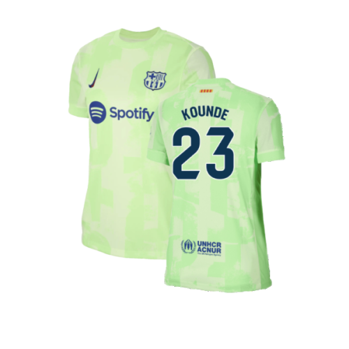 2024-2025 Barcelona Third Shirt (Womens) (Kounde 23)