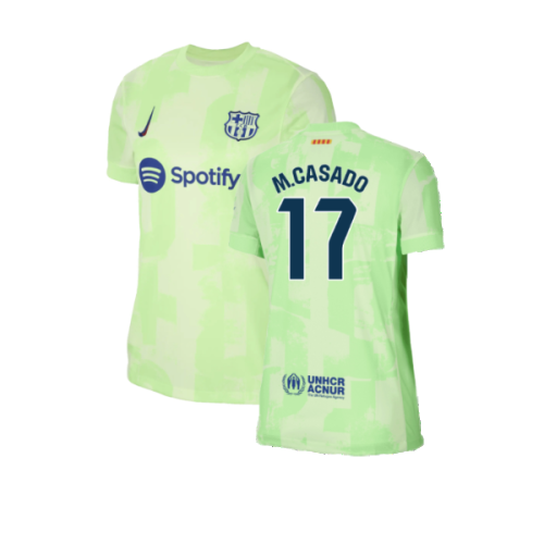 2024-2025 Barcelona Third Shirt (Womens) (M.Casado 17)