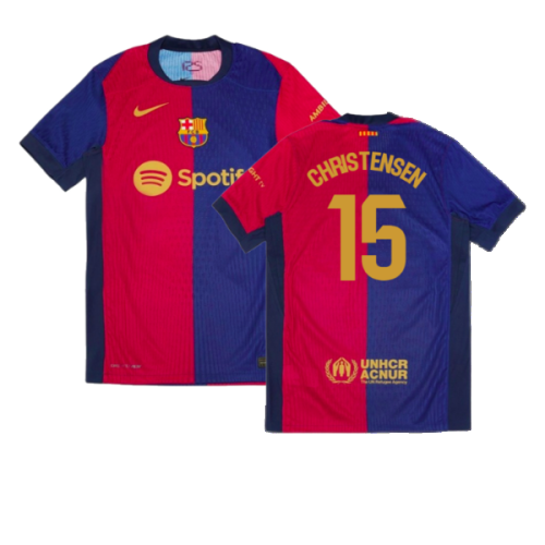 2024-2025 Barcelona Vapor Match Home Shirt (Christensen 15)