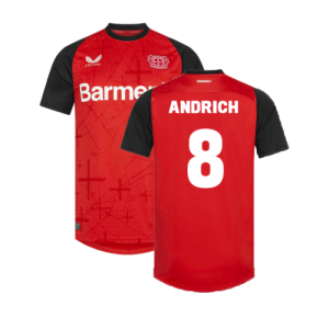 2024-2025 Bayer Leverkusen Home Shirt (Andrich 8) 2024-2025 Bayer Leverkusen Home Shirt (Andrich 8)