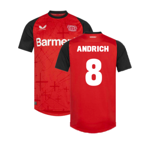 2024-2025 Bayer Leverkusen Home Shirt (Andrich 8)