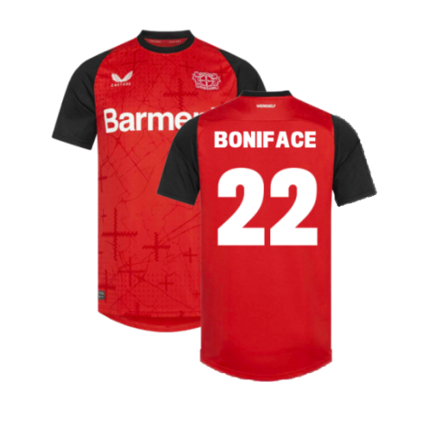 2024-2025 Bayer Leverkusen Home Shirt (Boniface 22)