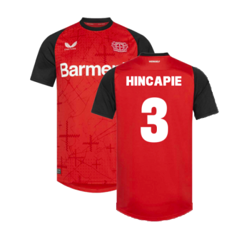 2024-2025 Bayer Leverkusen Home Shirt (Hincapie 3)