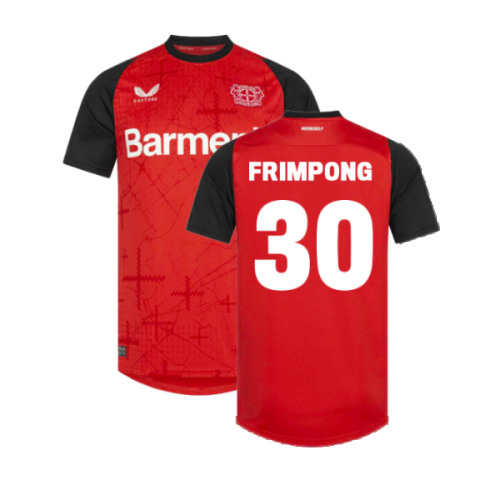 2024-2025 Bayer Leverkusen Home Shirt (Kids) (Frimpong 30)