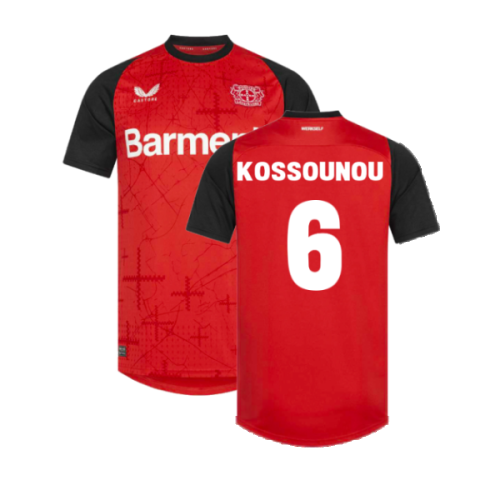 2024-2025 Bayer Leverkusen Home Shirt (Kids) (Kossounou 6)