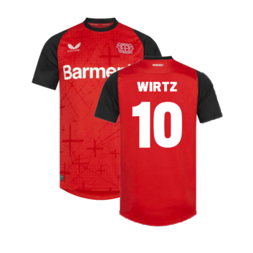 2024-2025 Bayer Leverkusen Home Shirt (Kids) (Wirtz 10)