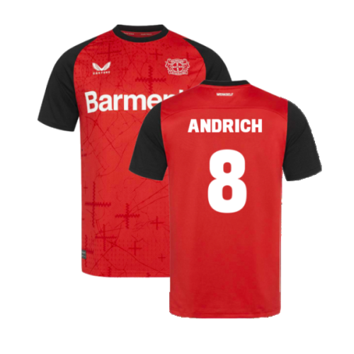 2024-2025 Bayer Leverkusen Pro Home Shirt (Andrich 8)