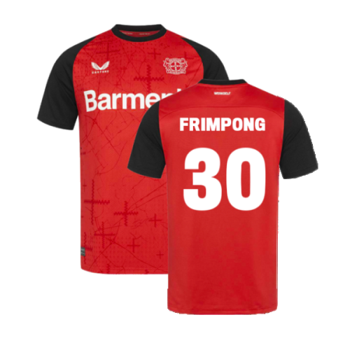 2024-2025 Bayer Leverkusen Pro Home Shirt (Frimpong 30)