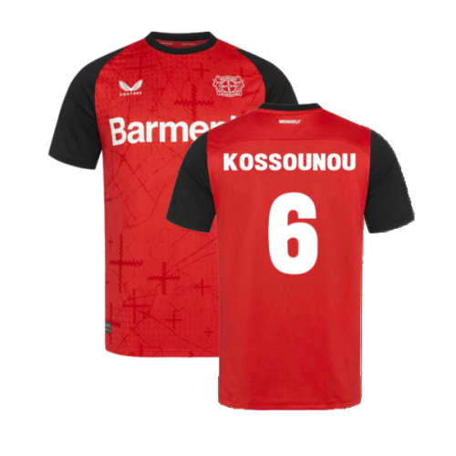 2024-2025 Bayer Leverkusen Pro Home Shirt (Kossounou 6)