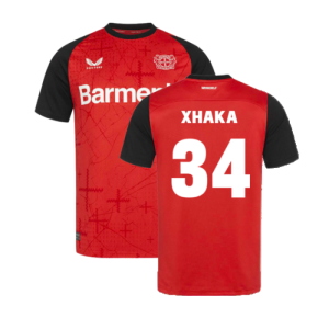 2024-2025 Bayer Leverkusen Pro Home Shirt (Xhaka 34)