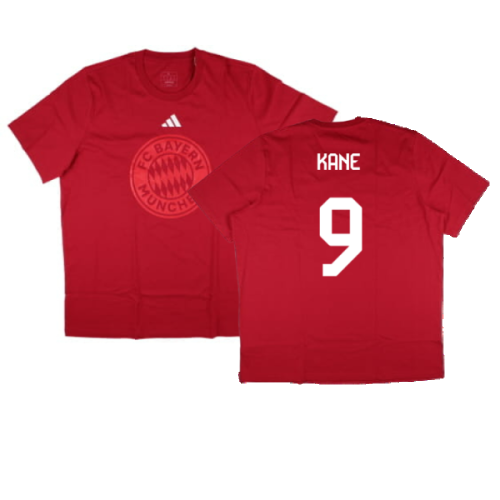 2024-2025 Bayern Munich DNA Graphic Tee (Red) (Kane 9)