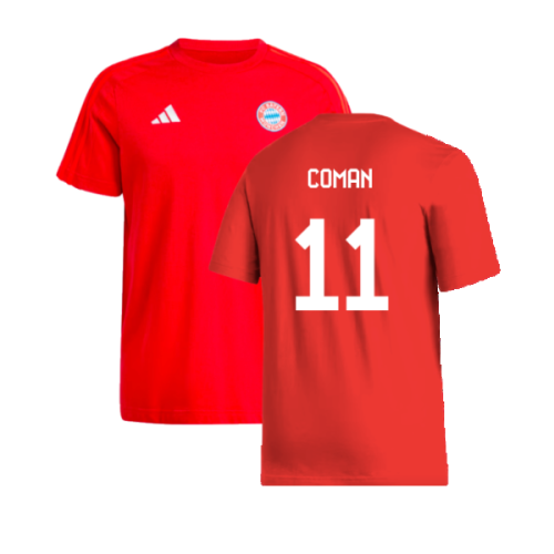 2024-2025 Bayern Munich DNA Tee (Red) (Coman 11)