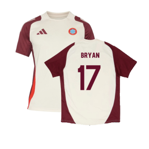 2024-2025 Bayern Munich EU Training Jersey (Linen) (Bryan 17)