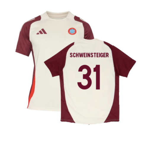 2024-2025 Bayern Munich EU Training Jersey (Linen) (Schweinsteiger 31)