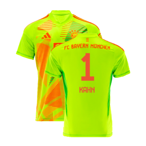 2024-2025 Bayern Munich Home Goalkeeper Shirt (Yellow) - Kids (Kahn 1)