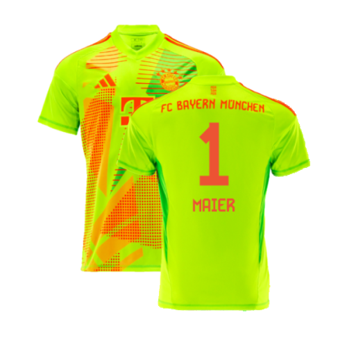 2024-2025 Bayern Munich Home Goalkeeper Shirt (Yellow) (Maier 1)