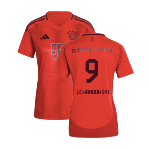 2024-2025 Bayern Munich Home Shirt (Womens) (Lewandowski 9)