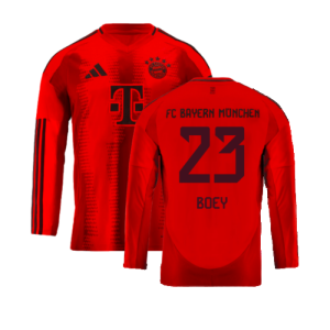 2024-2025 Bayern Munich Long Sleeve Home Shirt (Kids) (Boey 23)