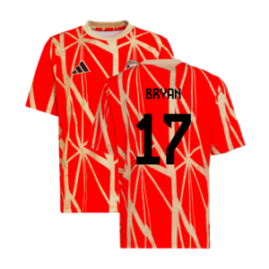 2024-2025 Bayern Munich Pre-Match Shirt (Red) - Kids (Bryan 17)