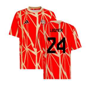 2024-2025 Bayern Munich Pre-Match Shirt (Red) (Laimer 24)