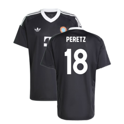 2024-2025 Bayern Munich Third Goalkeeper Shirt (Black) (Peretz 18)