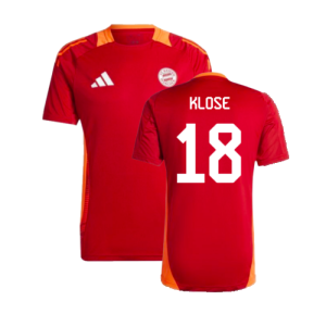 2024-2025 Bayern Munich Training Shirt (Red) (Klose 18)