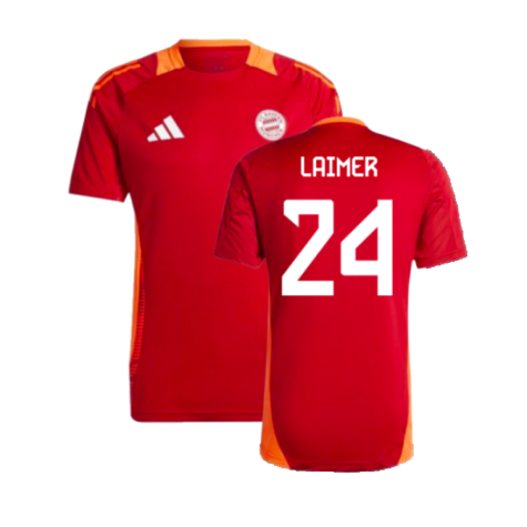 2024-2025 Bayern Munich Training Shirt (Red) (Laimer 24)