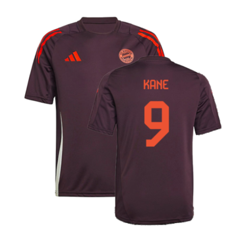 2024-2025 Bayern Munich Training Shirt (Shadow Maroon) - Kids (Kane 9)