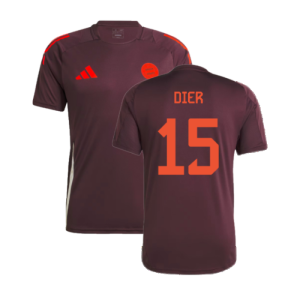 2024-2025 Bayern Munich Training Tee (Shadow Maroon) (Dier 15) 2024-2025 Bayern Munich Training Tee (Shadow Maroon) (Dier 15)