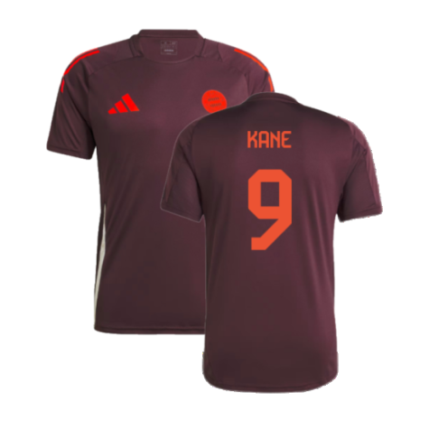 2024-2025 Bayern Munich Training Tee (Shadow Maroon) (Kane 9)